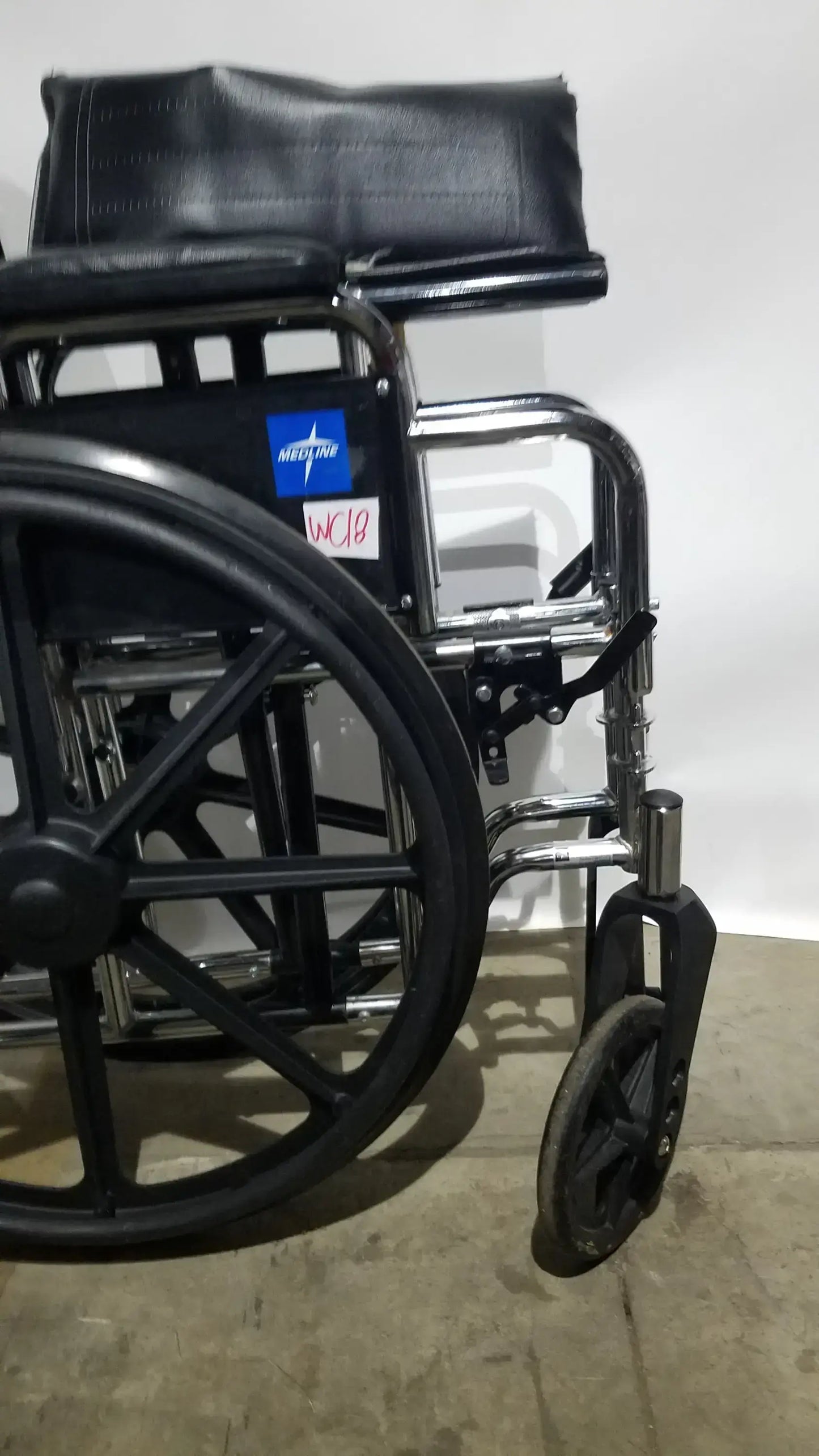 Medline Excel Series Manual Wheelchair with Durable Steel Frame