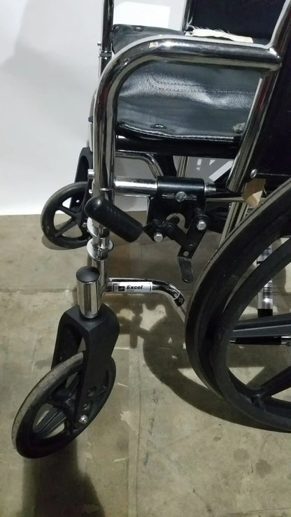 Medline Excel Series Manual Wheelchair with Durable Steel Frame