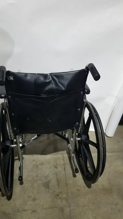 Medline Excel Series Manual Wheelchair with Durable Steel Frame