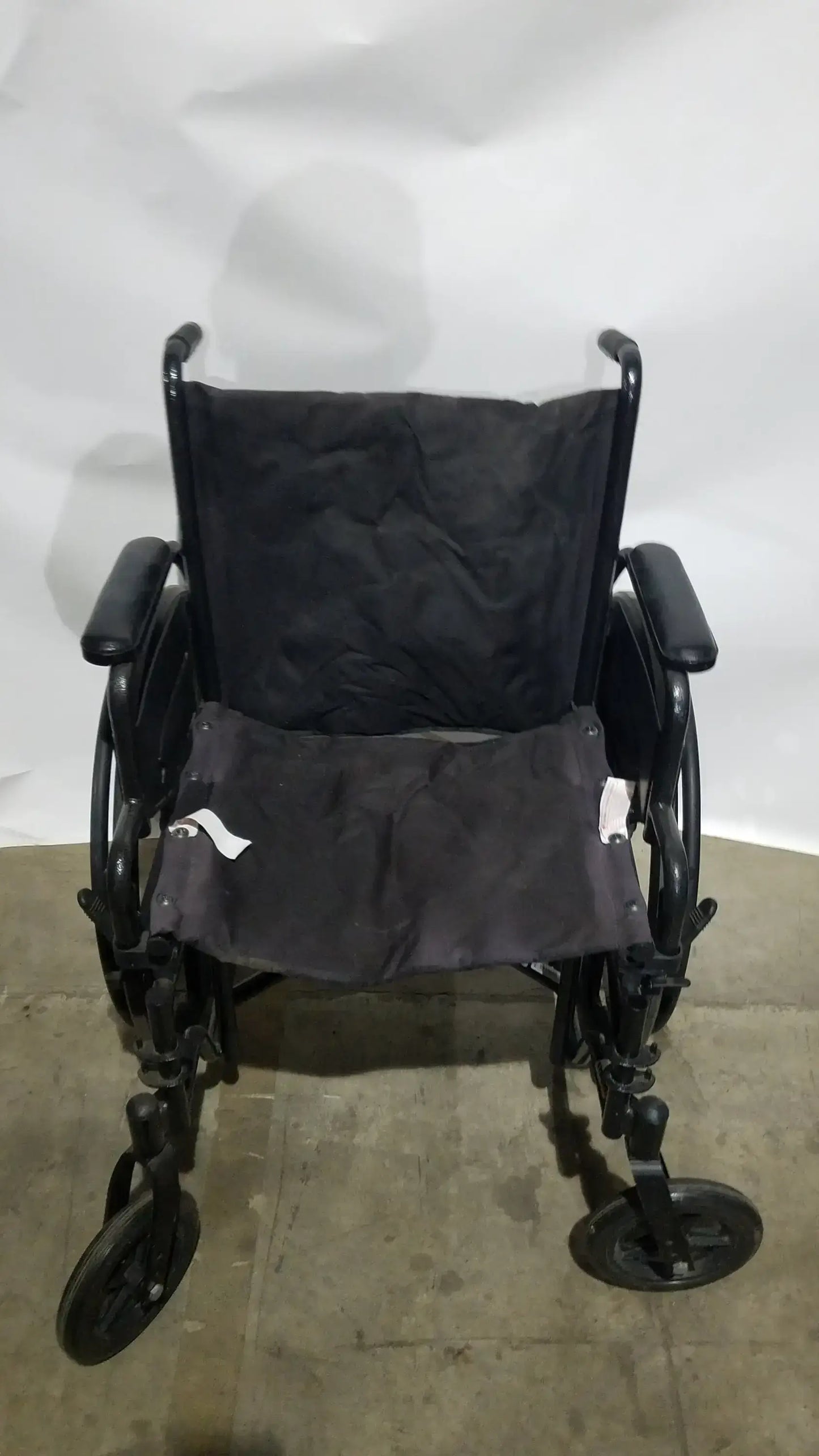 Medline Guardian Standard Manual Wheelchair with Padded Arms and Durable Folding Frame