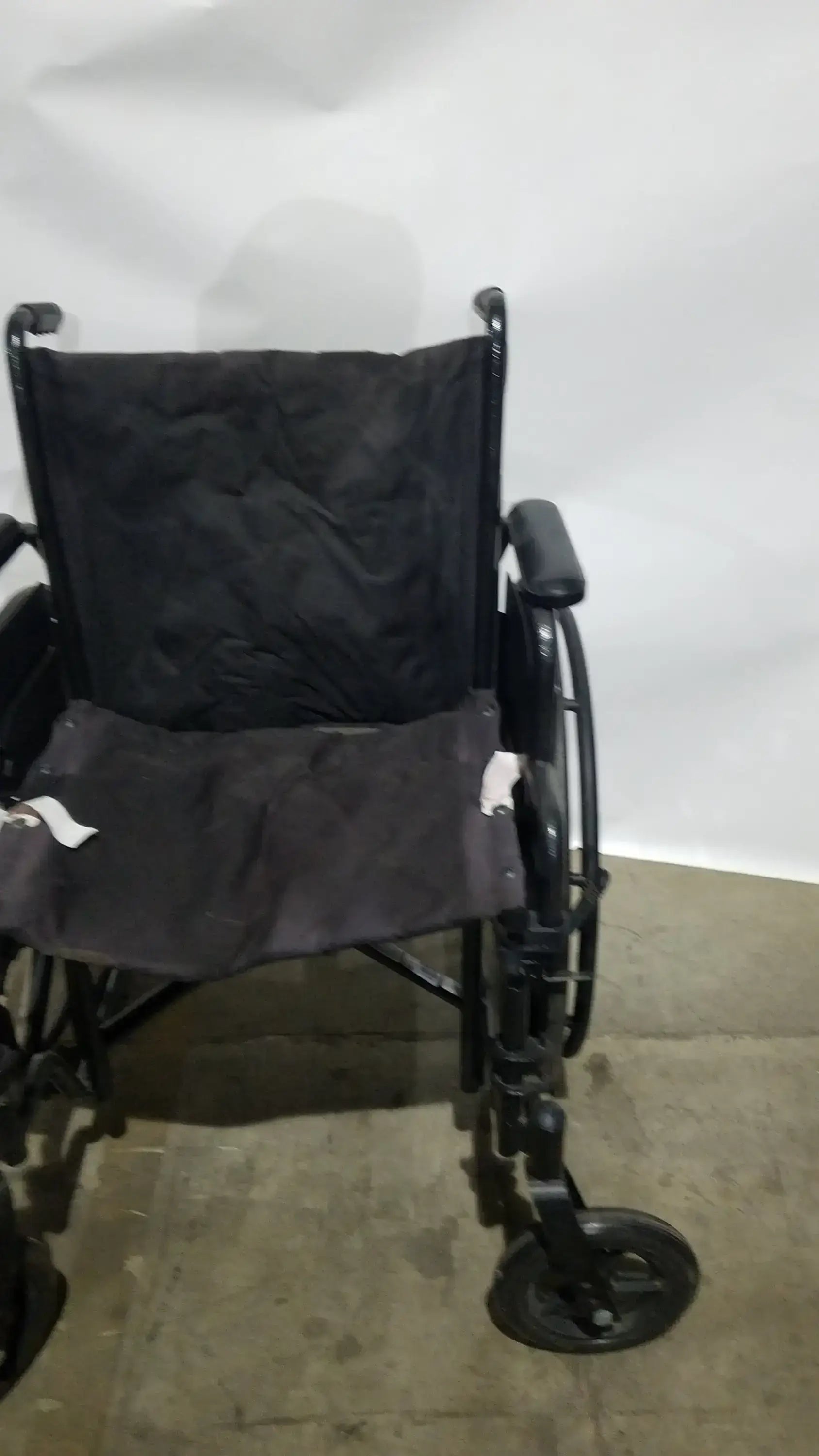 Medline Guardian Standard Manual Wheelchair with Padded Arms and Durable Folding Frame