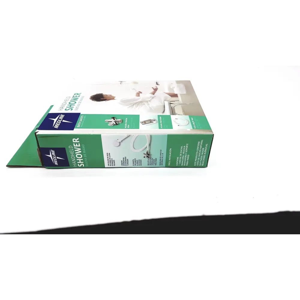 Medline Handheld Shower Head with Extra-Long 84’’ Hose & Wall Holder NEW - Kit