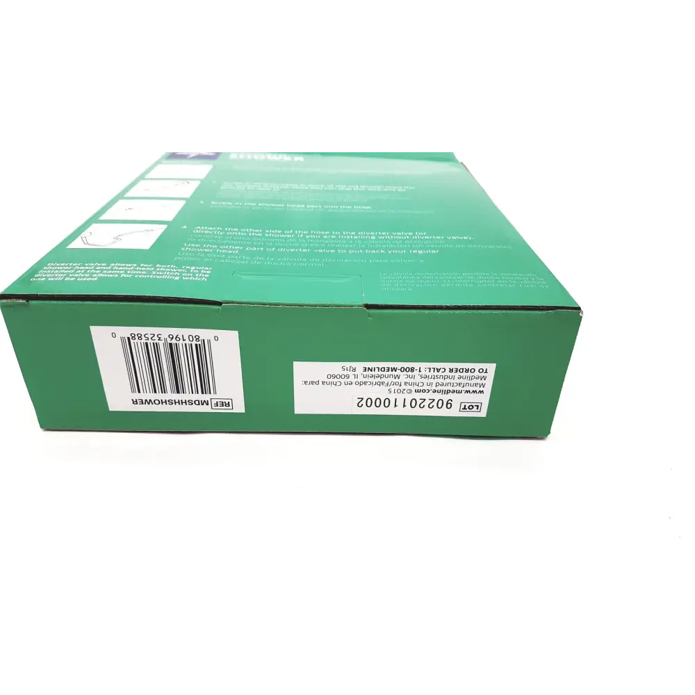 Medline Handheld Shower Head with Extra-Long 84’’ Hose & Wall Holder NEW - Kit