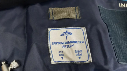 Medline Manual Adult Aneroid Sphygmomanometer Blood Pressure Cuff Arm Kit