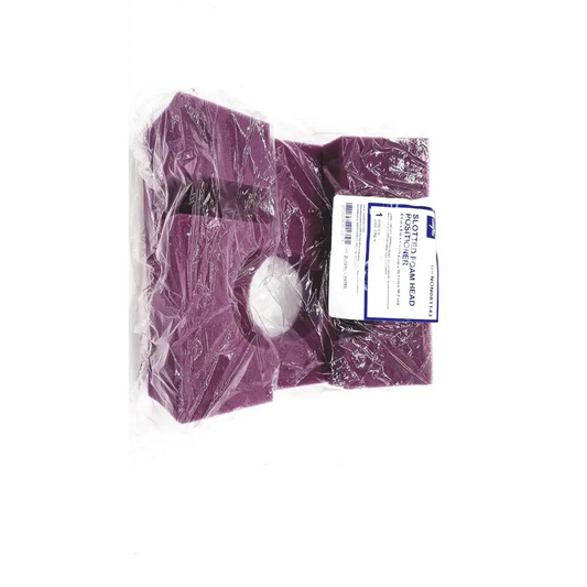 Medline NON081143 Slotted Foam Head Positioner 8.5’’ x 8’’ 4’’ - Patient