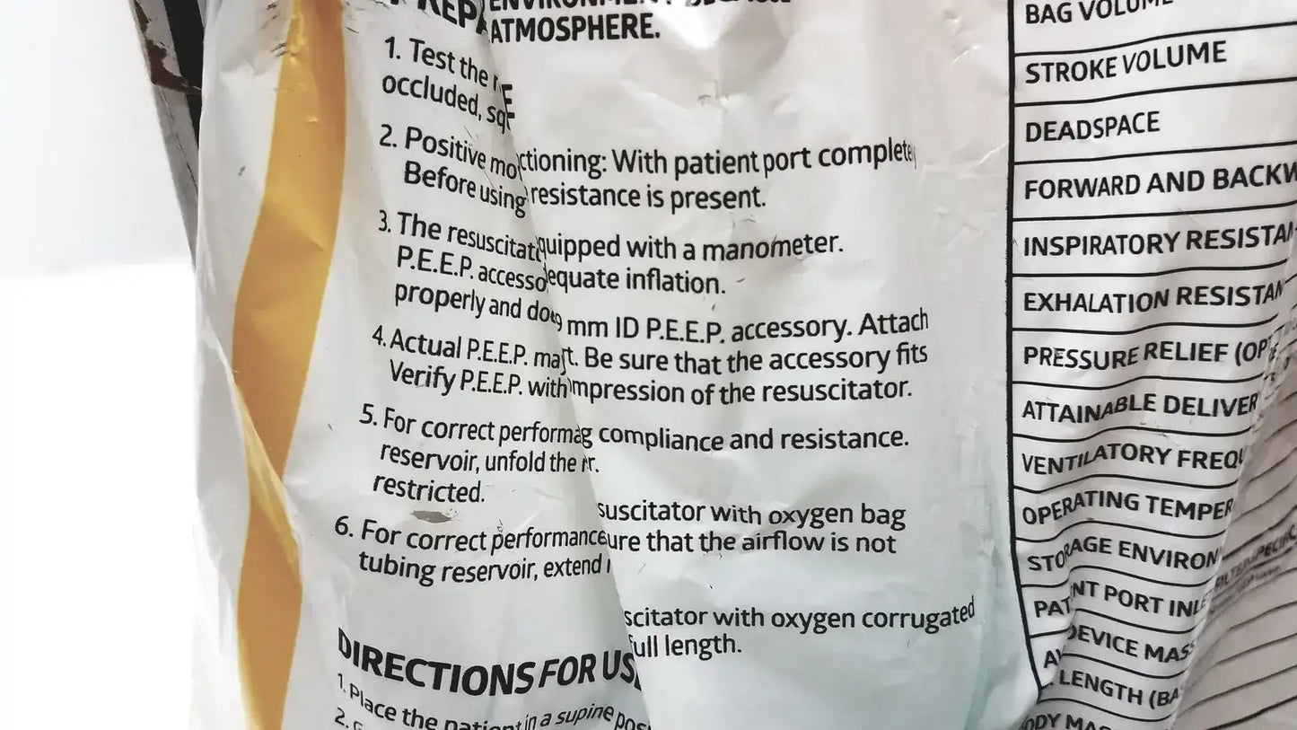 Medline Pediatric Resuscitation Bag CPRM2216 - Lot of 5 - Manual Resuscitator