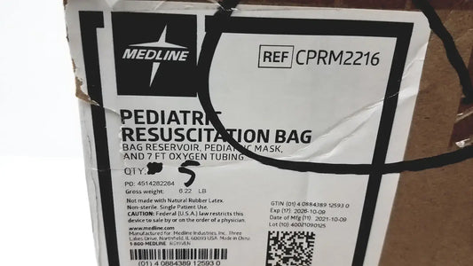 Medline Pediatric Resuscitation Bag CPRM2216 - Lot of 5 - Manual Resuscitator