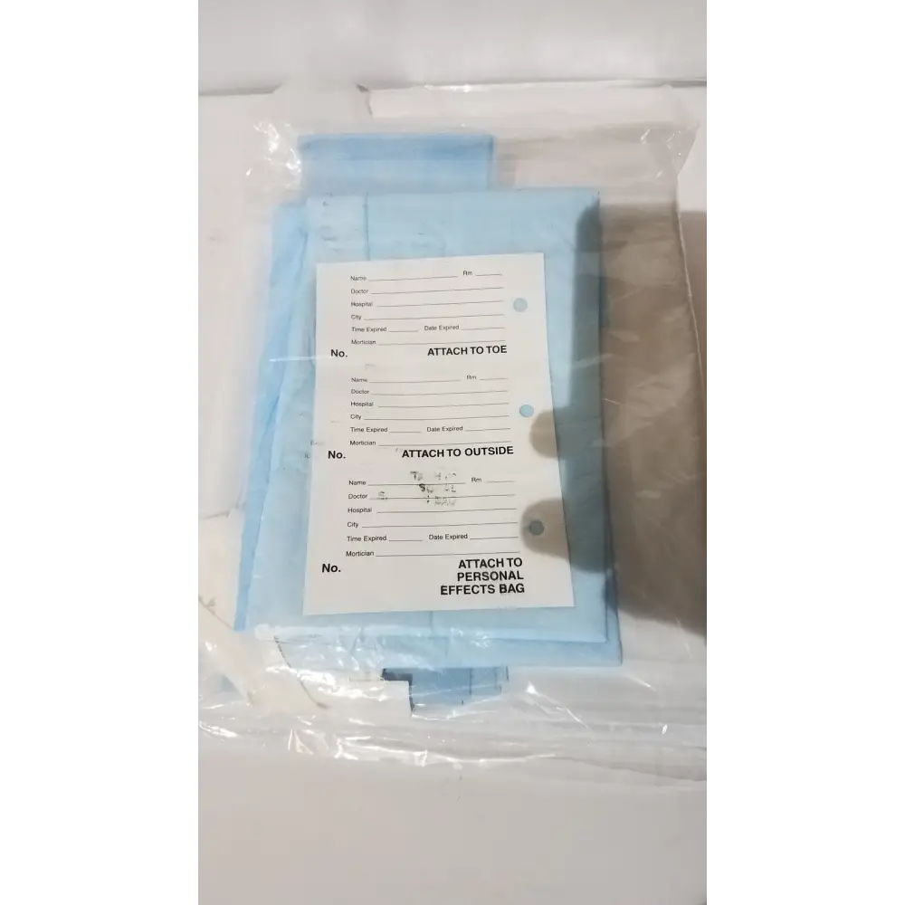 MEDLINE Post Mortem Body Bag White - Heavy Duty Disposable