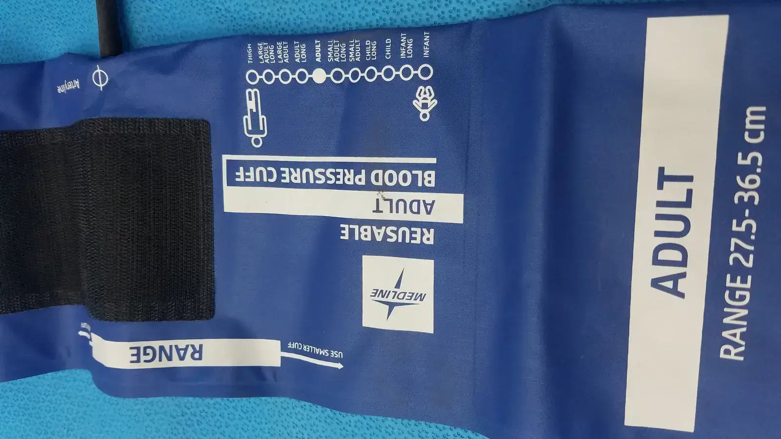Medline Reusable Adult Blood Pressure Cuff Range 27.5 - 36.5 cm