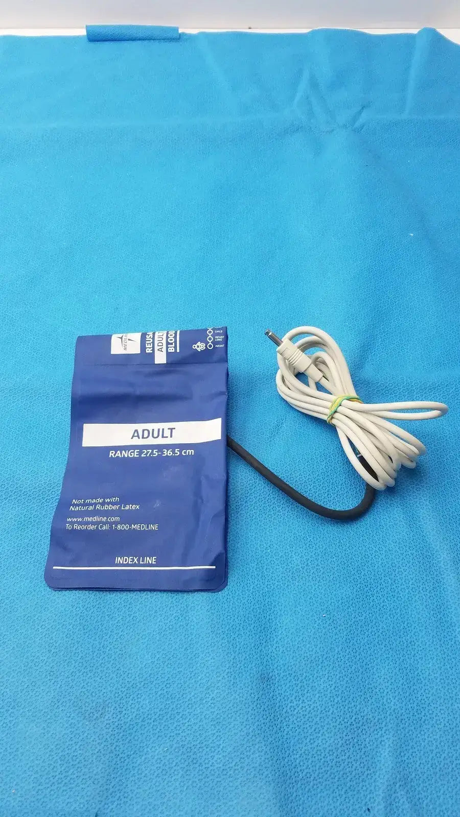 Medline Reusable Adult Blood Pressure Cuff Range 27.5 - 36.5 cm