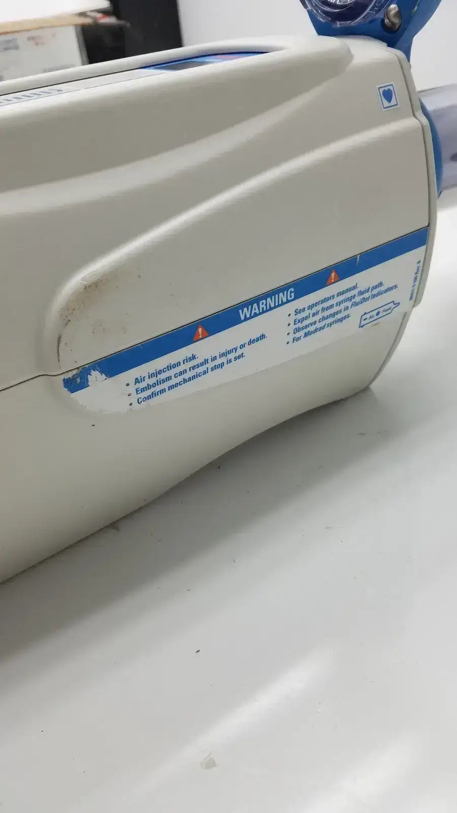 Medrad Mark V PROVIS Dual Head Contrast Injection System Injector