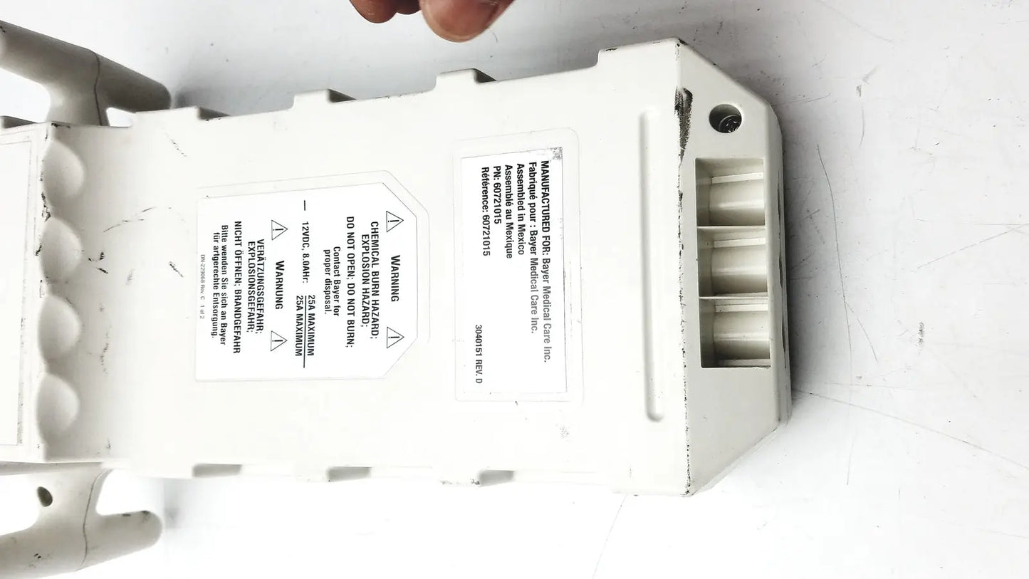 Medrad Spectris Solaris EP MR Injection System Battery Ref 60721015