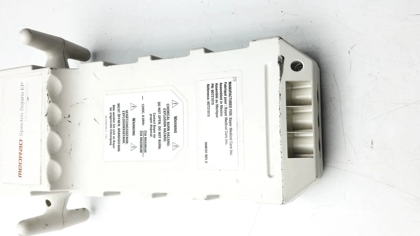 Medrad Spectris Solaris EP MR Injection System Battery Ref 60721015