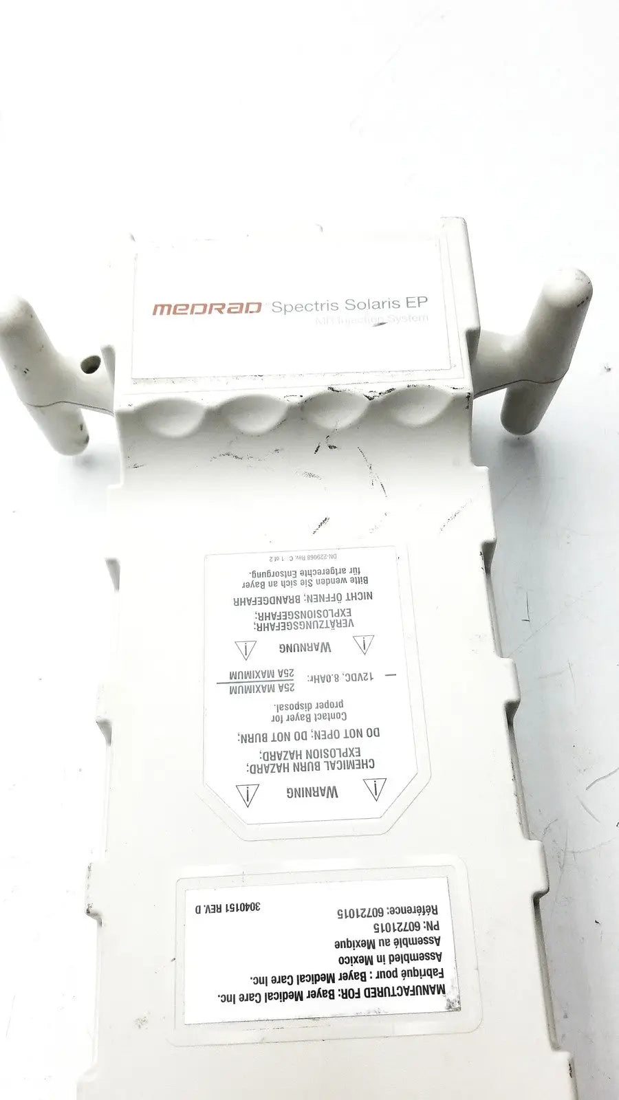 Medrad Spectris Solaris EP MR Injection System Battery Ref 60721015
