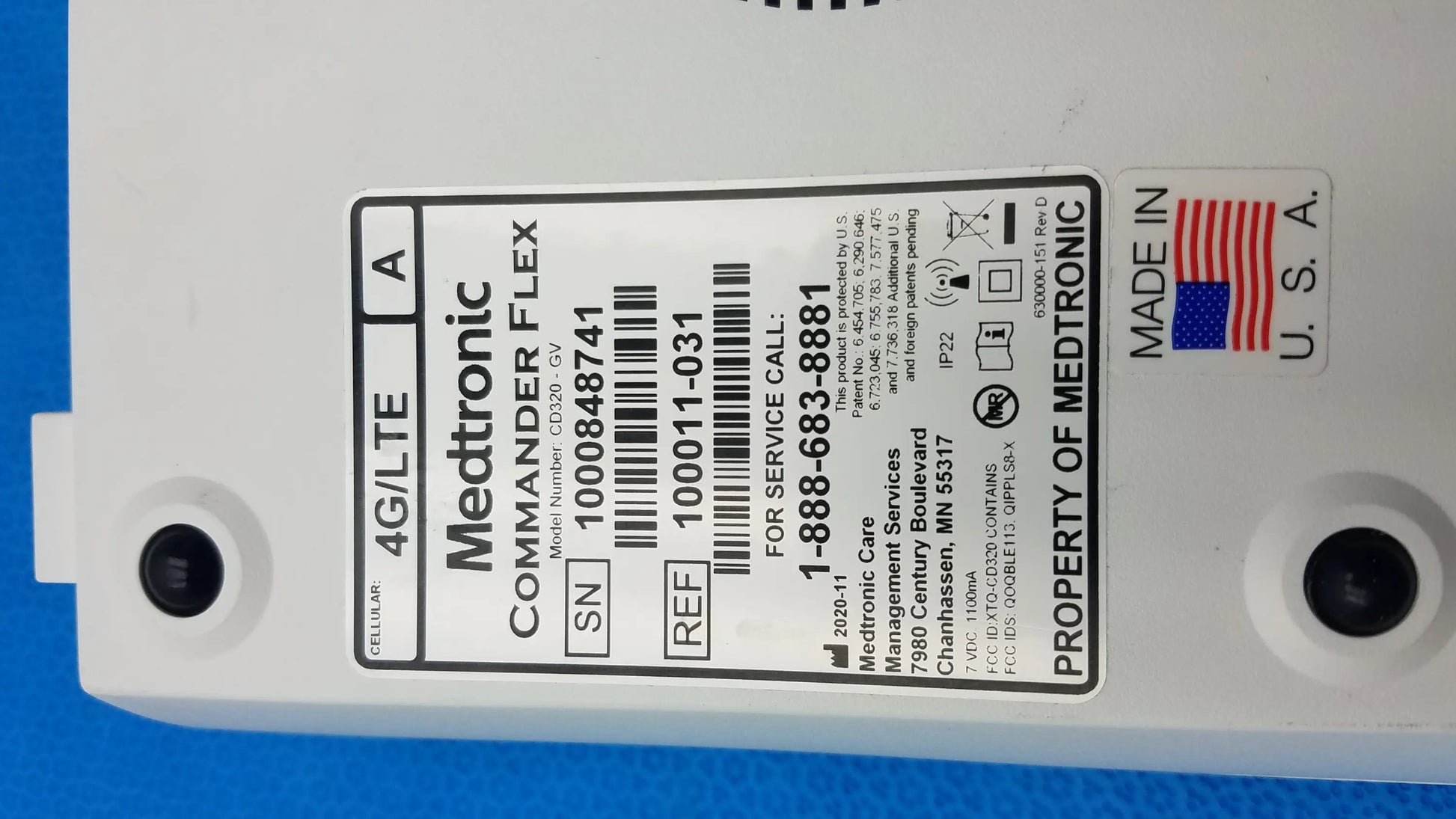 Medtronic 100011-031 Commander Flex Monitor System With Cuff