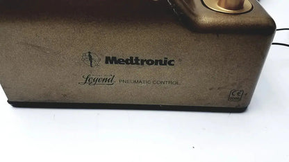 Medtronic c6774-12 midas rex legend gold pneumatic control device with matte bronze casing and gold-toned accents