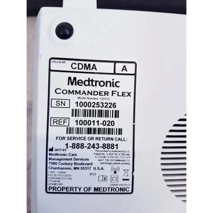 Medtronic Commander Flex System CD315 - Untested - Medical Equipment Part