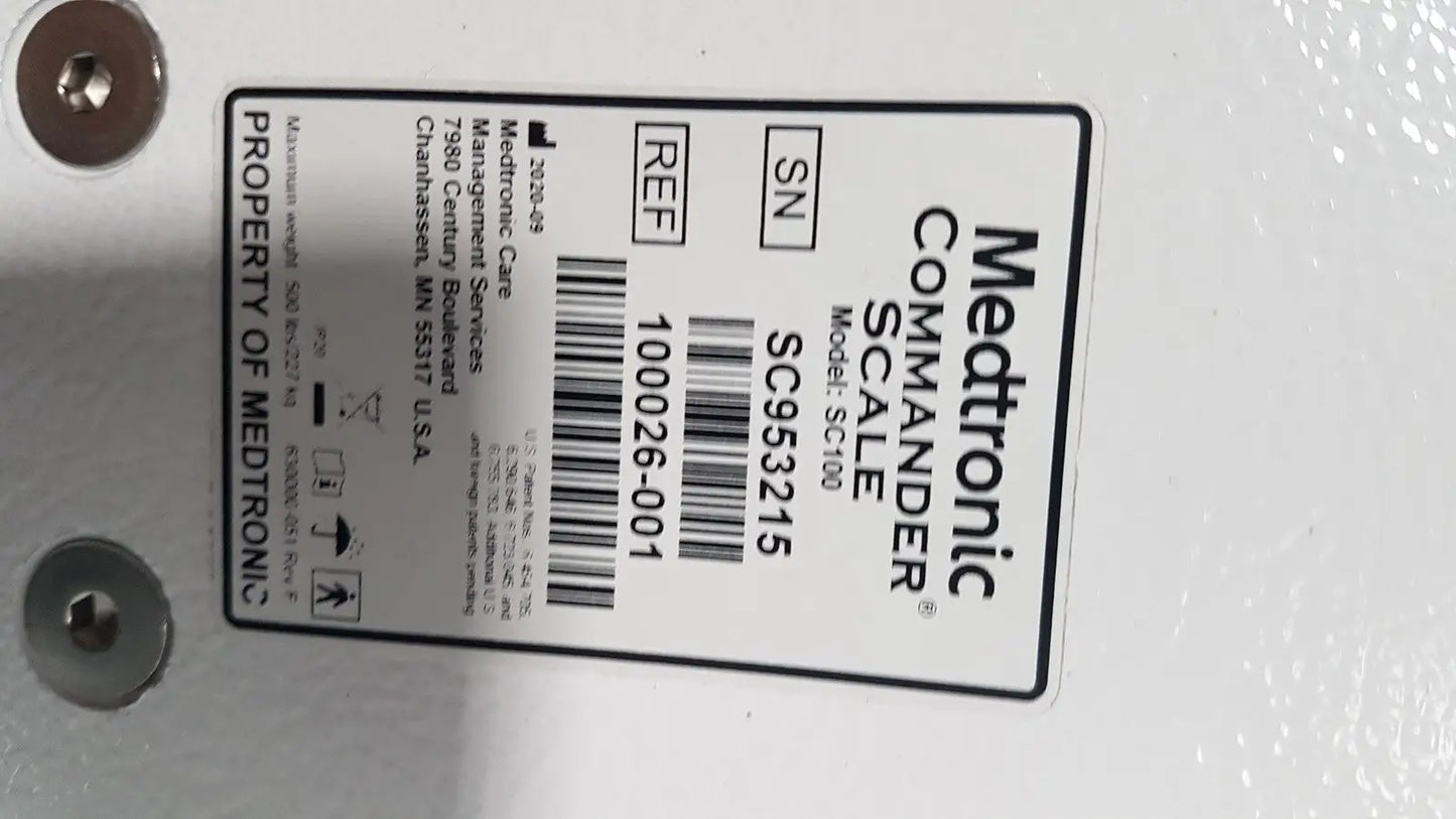 Medtronic Commander Scale SC100 100026-001 - Medical