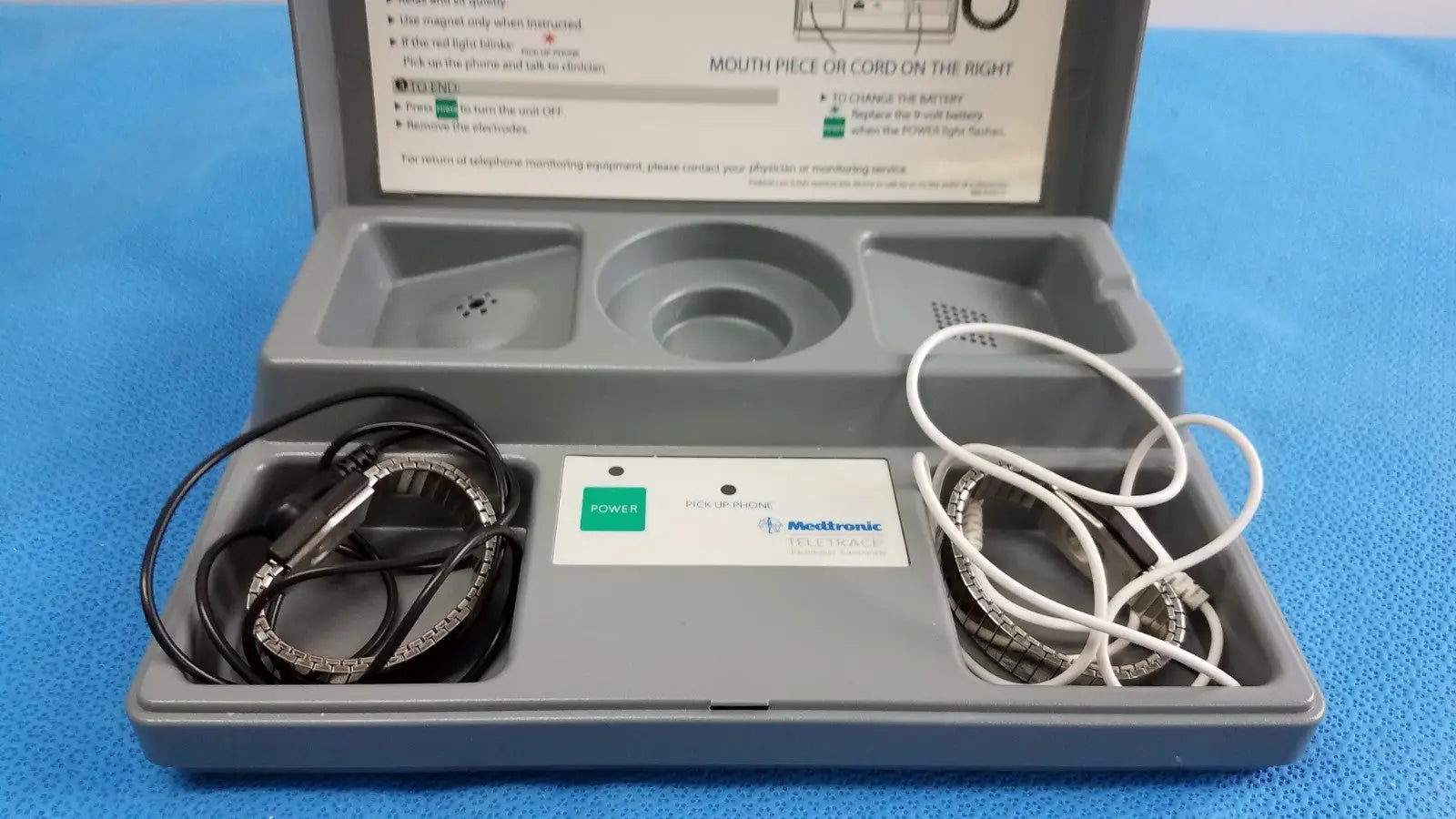 Medtronic Teletrace Telephone ECG System w/ Wristband Monitor