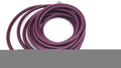 Purple braided mercury medical conductive vacuum hose assembly with metallic connector for medical conductive use