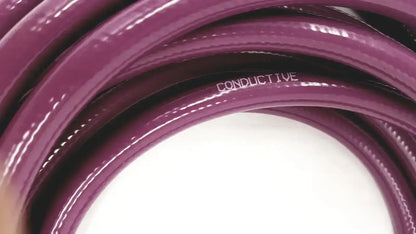 Purple glossy mercury medical conductive vacuum hose assembly designed for reliable medical conductive applications