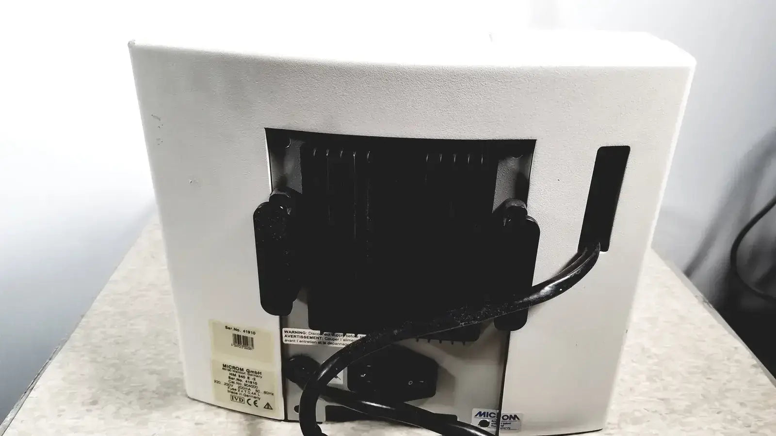 Microm HM 340E Electronic Rotary Microtome 41910 904000