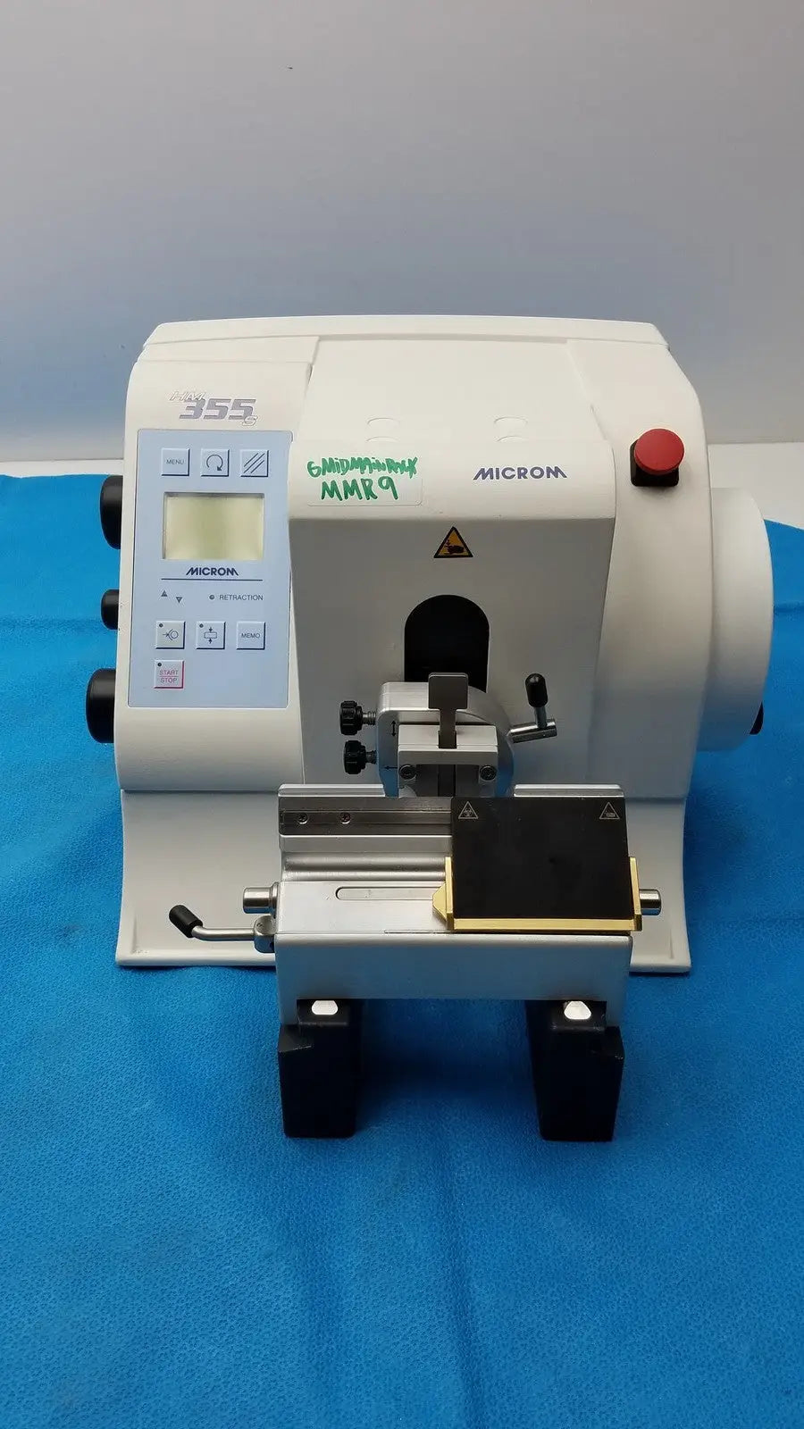 Microm HM 355 S-2 Rotary Microtome Histology Sectioning Lab Equipment