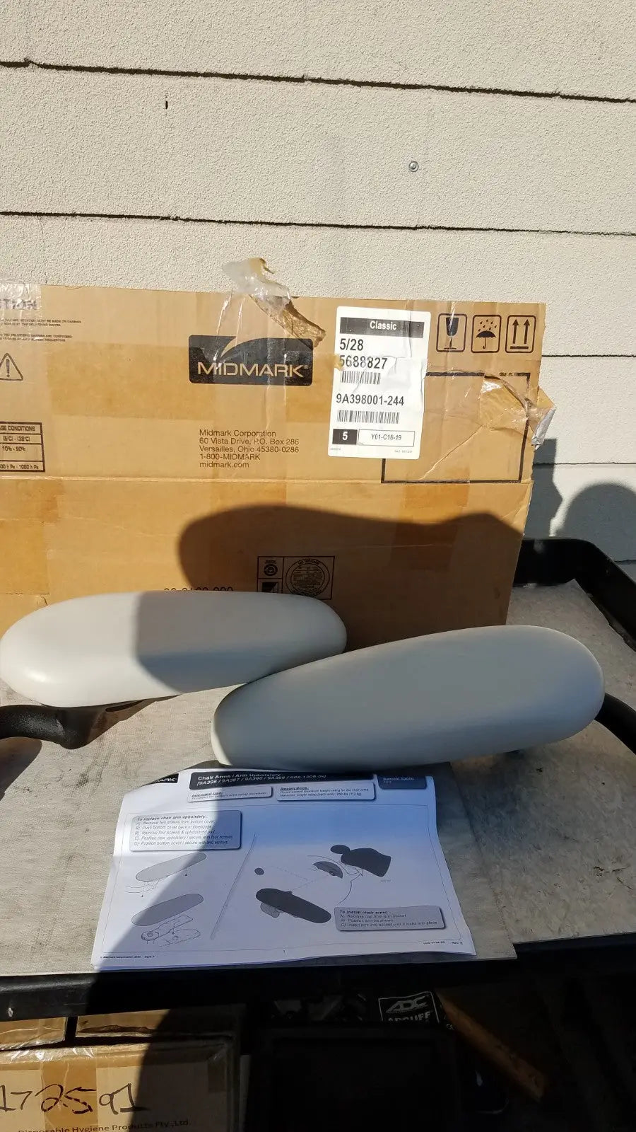 Midmark Adjustable Chair Arms – Accessories for Medical Chairs