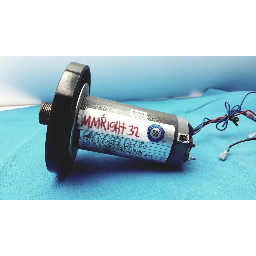 MMR MOTOR Model 3200 Treadmill Motor 2.75 HP 130 VDC | P/N 405563 - DC