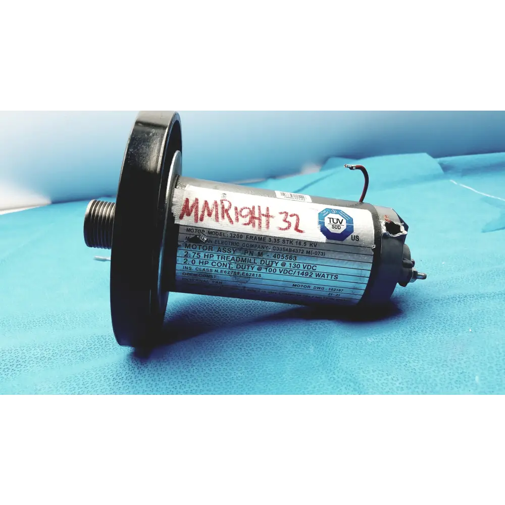 MMR MOTOR Model 3200 Treadmill Motor 2.75 HP 130 VDC | P/N 405563 - DC