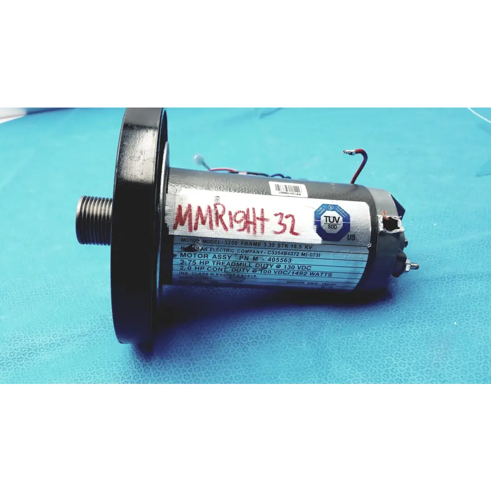 MMR MOTOR Model 3200 Treadmill Motor 2.75 HP 130 VDC | P/N 405563 - DC
