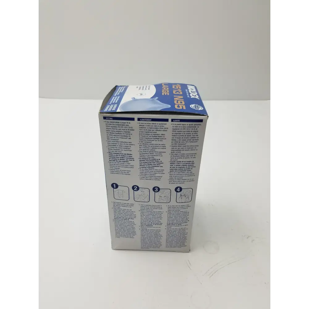 Moldex 1513 N95 Particulate Surgical Masks Large 20 Per Box - Mask