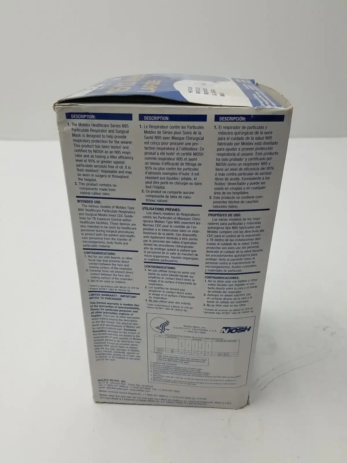 Buy Moldex 1513 N95 Mask online. Large N95 particulate surgical mask with NIOSH-approved filtration, secure fit, and 20 masks per box. Order an N95 Mask today.