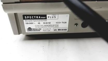 Molecular Devices SpectraMAX Plus 384 Microplate Reader Spectrophotometer