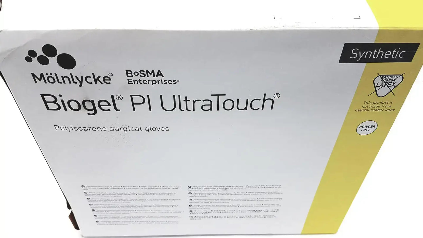 Molnlycke Biogel PI UltraTouch G Size 8 Box/50 EXP 05/2025 REF 71-41180 - Surgical Gloves