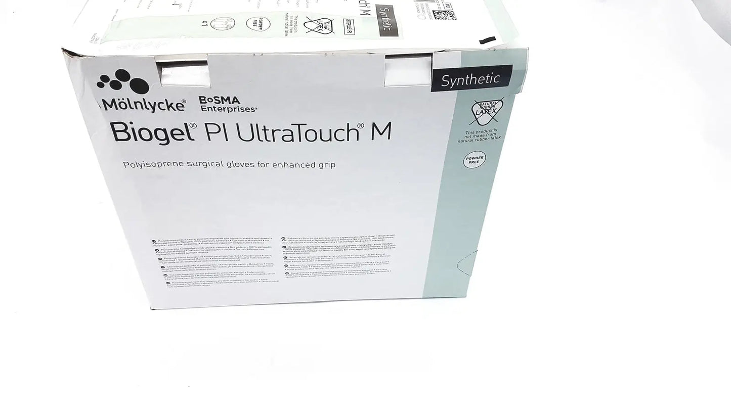 Molnlycke Biogel PI UltraTouch M Ref: 71-ML-42675 Qty 50 Pairs Size 7 1/2 - Surgical Gloves