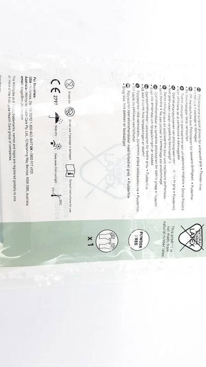 Molnlycke Biogel PI UltraTouch M Ref: 71-ML-42675 Qty 50 Pairs Size 7 1/2 - Surgical Gloves