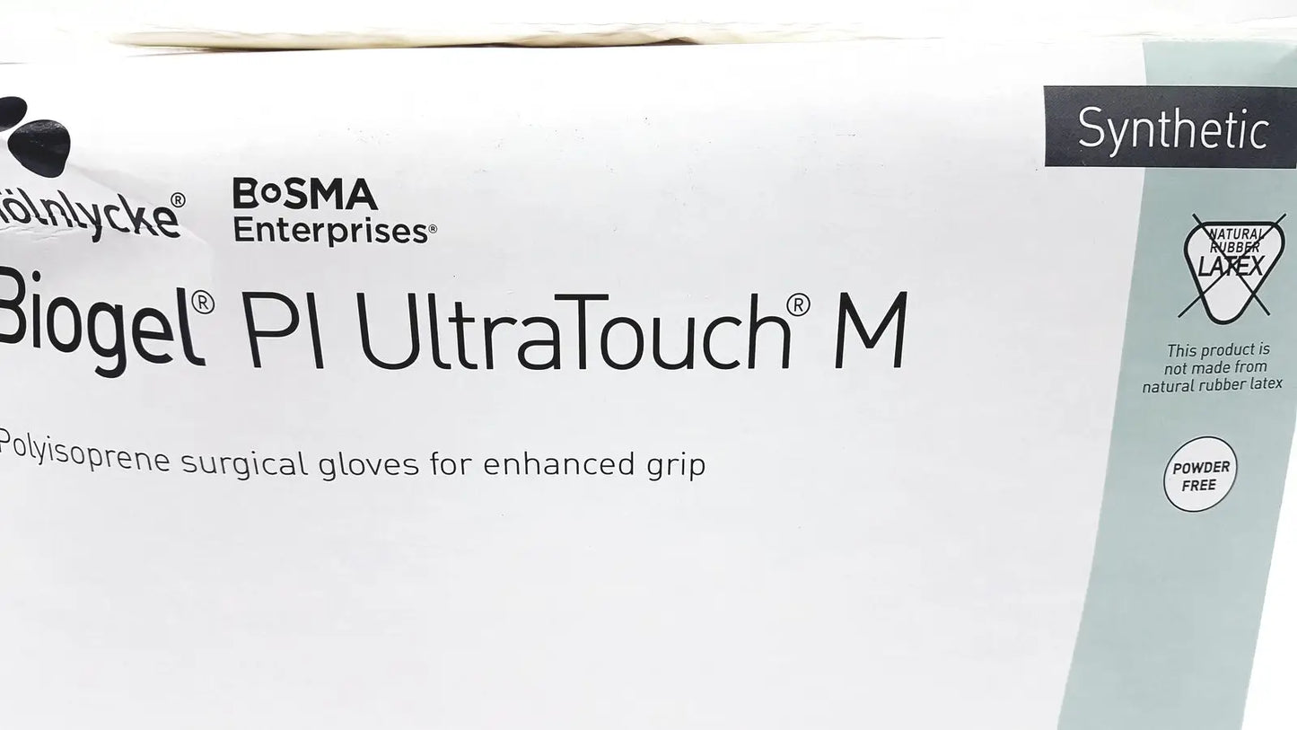 Molnlycke Biogel PI UltraTouch M Ref: 71-ML-42675 Qty 50 Pairs Size 7 1/2 - Surgical Gloves