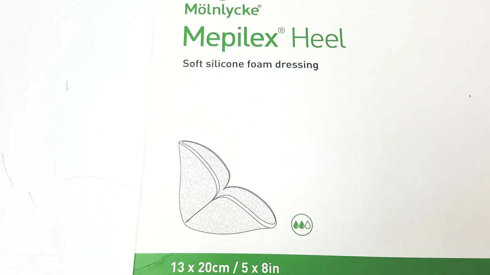 Molnlycke Mepilex 288100 Heel Foam Dressing 1 Box Of 5 Piece