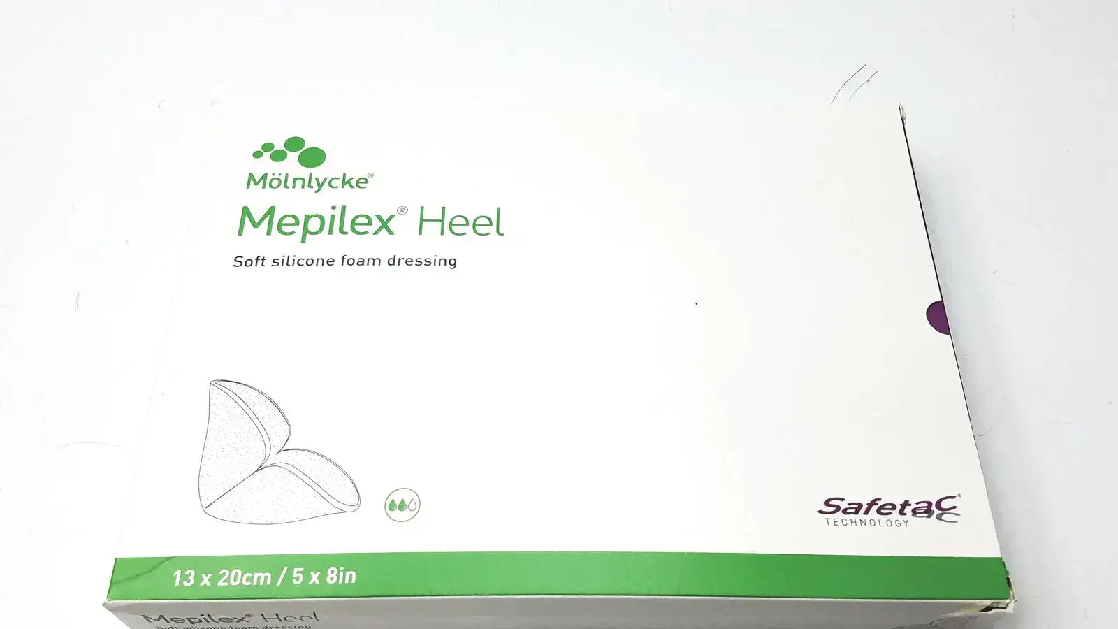Molnlycke Mepilex 288100 Heel Foam Dressing 1 Box Of 5 Piece