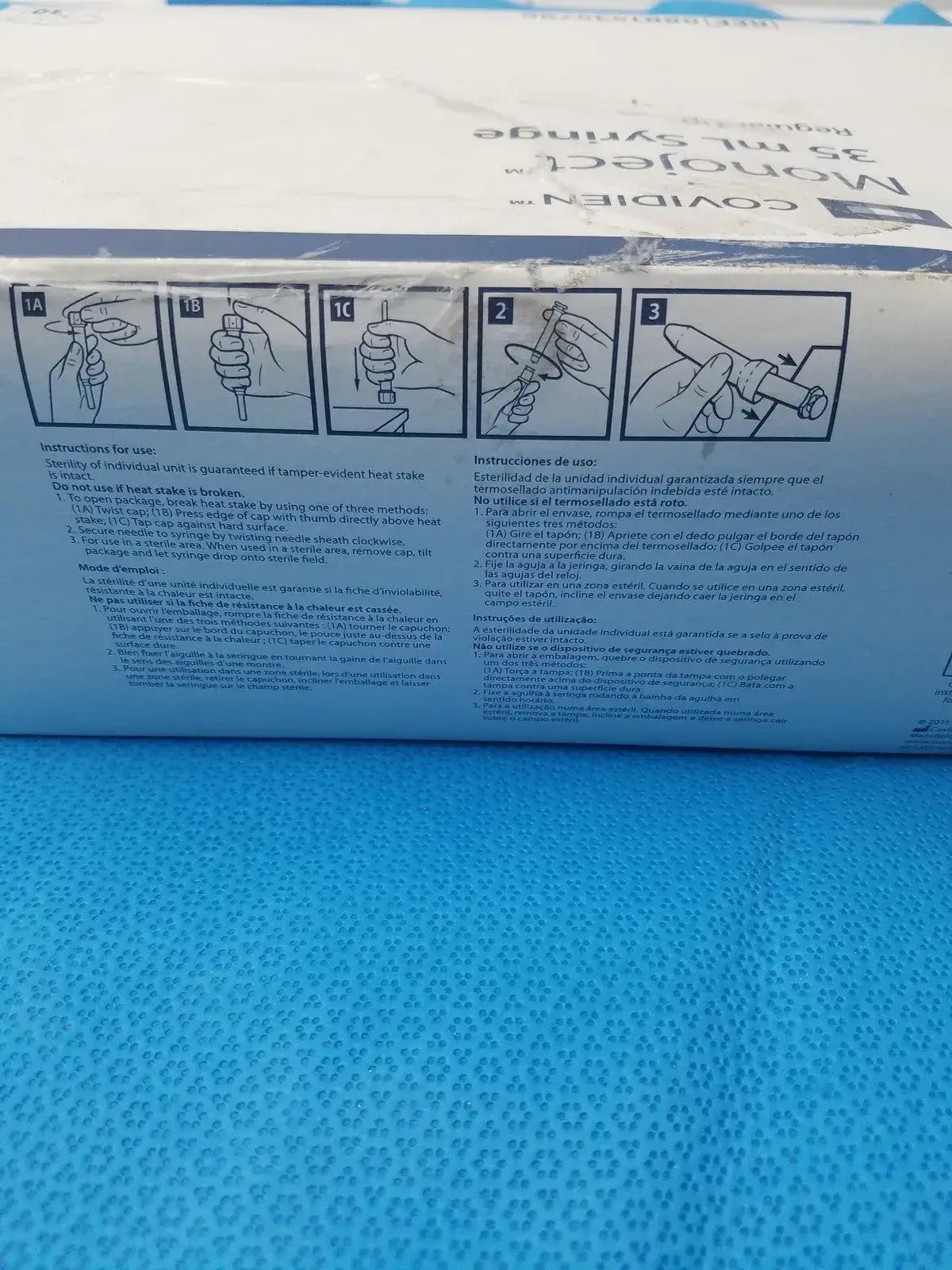 Monoject 35ml Syringe - REF 8881535796 Box of 30