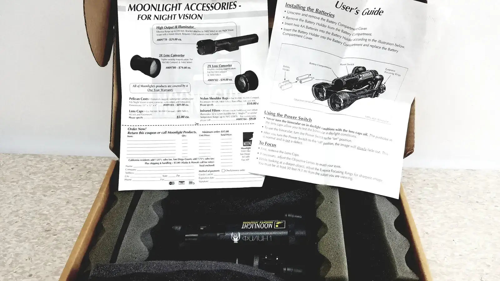 Moonlight Night Vision Binoculars 6H 4X48