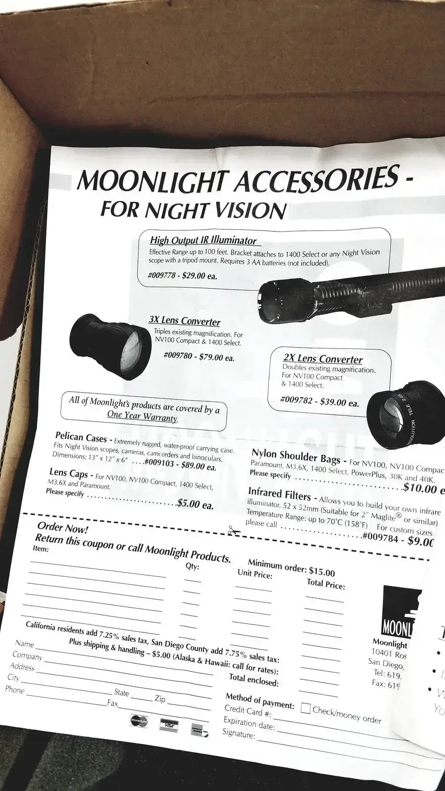 Moonlight Night Vision Binoculars 6H 4X48
