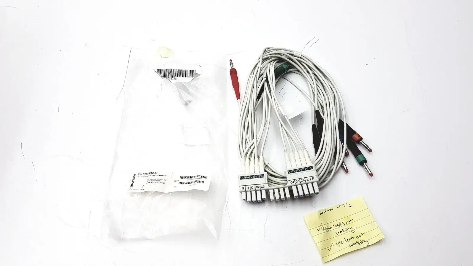 Mortara 9293-046-60 WAM 10-Wire Lead Set - ECG