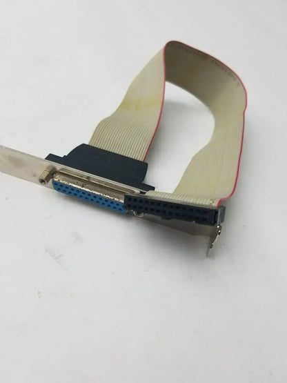 Motherboard Parallel LPT Printer Port Cable Slot Bracket 25 Pin Socket Female