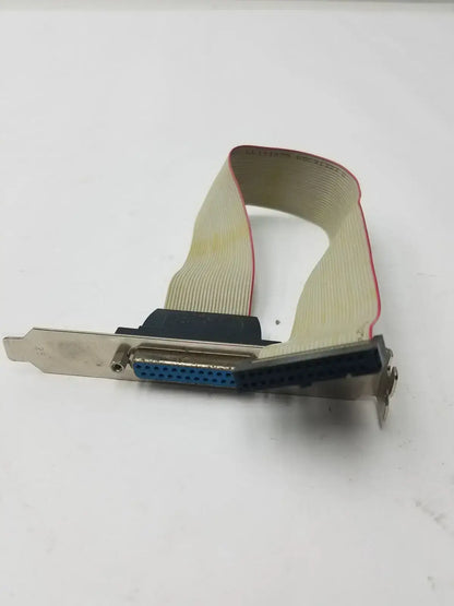Motherboard Parallel LPT Printer Port Cable Slot Bracket 25 Pin Socket Female