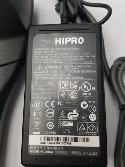 Motorola Symbol Barcode Scanner STB2078 With HIPRO HP02040D43 - Cradle