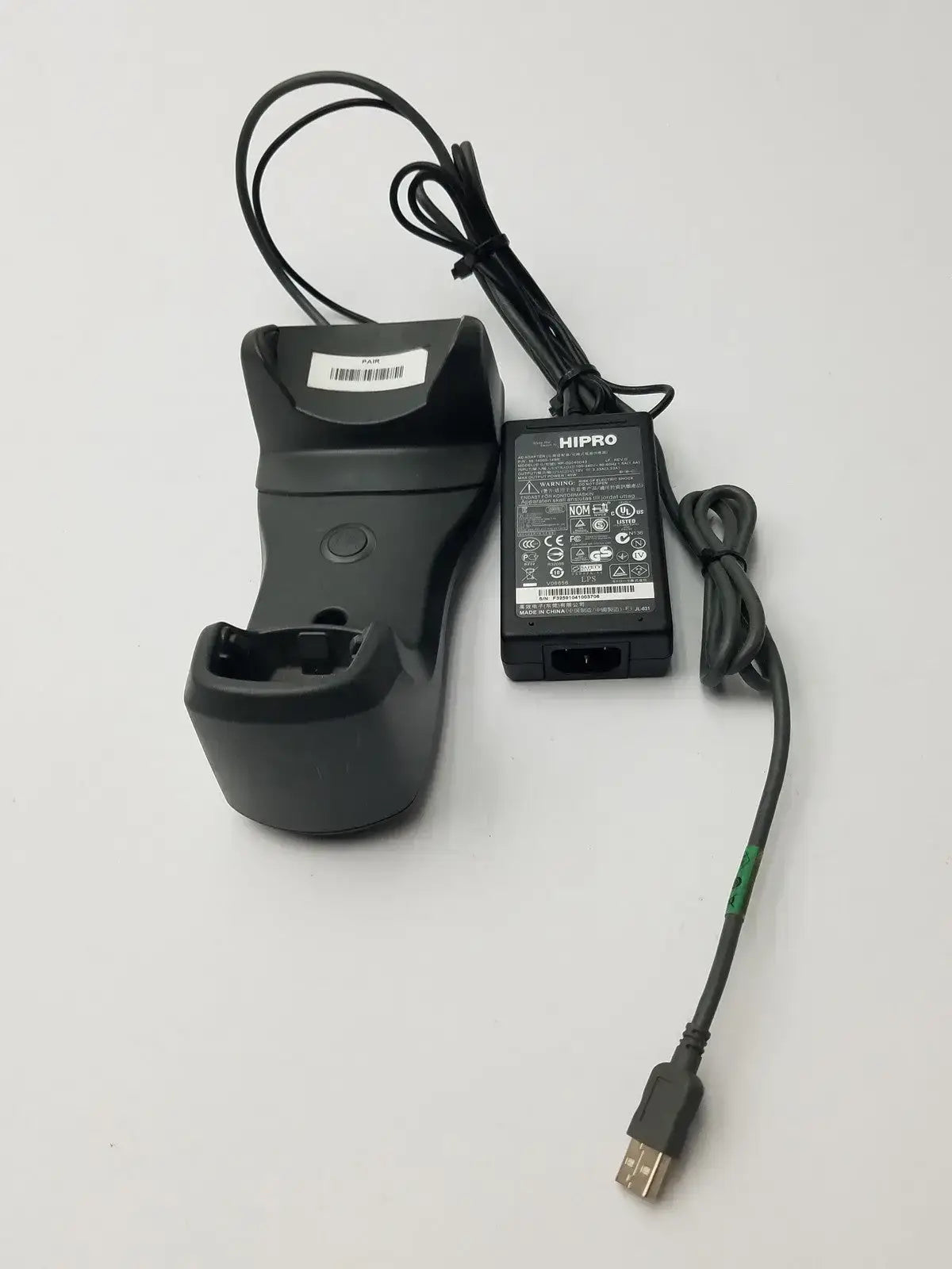 Motorola Symbol Barcode Scanner STB2078 With HIPRO HP02040D43 - Cradle
