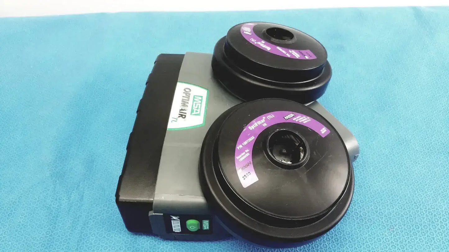MSA OptimAir TL Blower 10077486 with Battery 10076109 - PAPR Unit