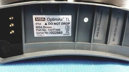 MSA OptimAir TL Blower 10077486 with Battery 10076109 - PAPR Unit